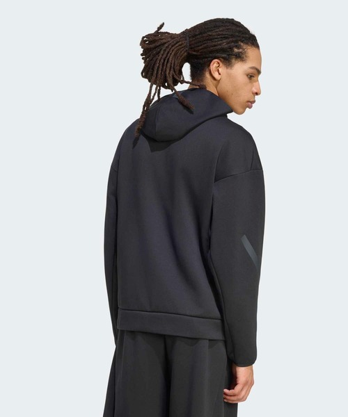 adidas(アディダス)の「アディダス Z.N.E. フルジップ トラックトップ(ジャージ) / アディダス adidas(パーカー・メンズ・ブラック・XX-LARGE/3XL/LARGE/MEDIUM/SMALL/X-LARGE/X-SMALL)」の2枚目の写真