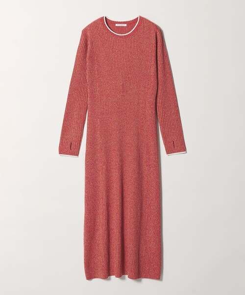 BEAUTY&YOUTH UNITED ARROWS(ビューティーアンドユースユナイテッドアローズ)の「【WEB限定 Wardrobe DAILY MINIMAL】リブニット フレアワンピース(ワンピース・レディース・その他1/レッド/ネイビー/ブラック・M/S)」の3枚目の写真