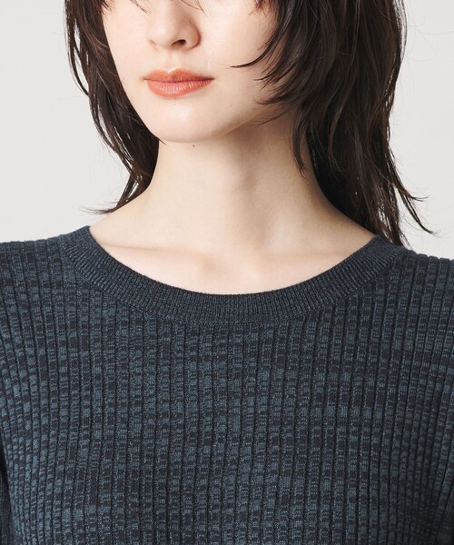 BEAUTY&YOUTH UNITED ARROWS(ビューティーアンドユースユナイテッドアローズ)の「【WEB限定 Wardrobe DAILY MINIMAL】リブニット フレアワンピース(ワンピース・レディース・その他1/レッド/ネイビー/ブラック・M/S)」の20枚目の写真