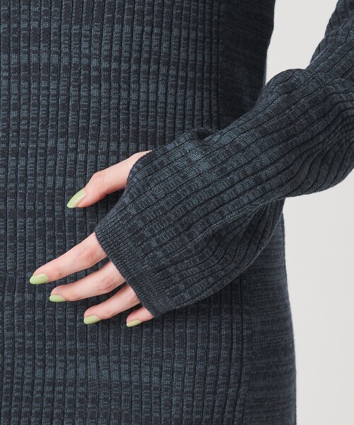 BEAUTY&YOUTH UNITED ARROWS(ビューティーアンドユースユナイテッドアローズ)の「【WEB限定 Wardrobe DAILY MINIMAL】リブニット フレアワンピース(ワンピース・レディース・その他1/レッド/ネイビー/ブラック・M/S)」の21枚目の写真