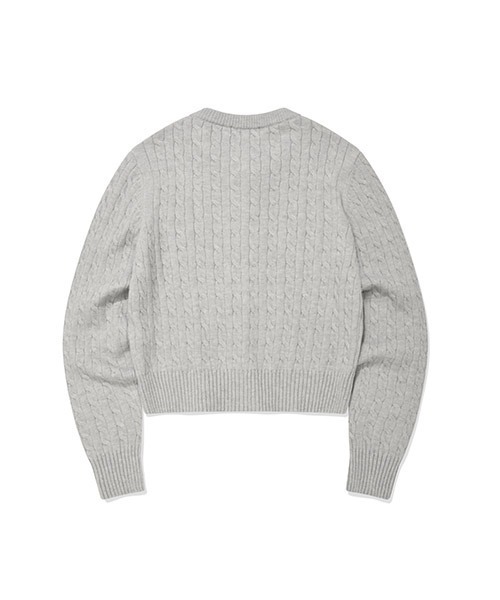 Wacky WiLLy(ワッキーウィリー)の「WOMEN'S CABLE CARDIGAN(カーディガン/ボレロ・レディース・ネイビー/グレー/レッド/スカイブルー系・SMALL/MEDIUM/LARGE)」の6枚目の写真
