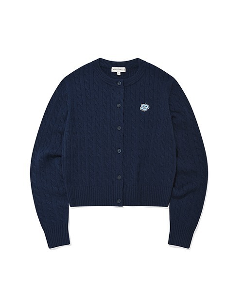 Wacky WiLLy(ワッキーウィリー)の「WOMEN'S CABLE CARDIGAN(カーディガン/ボレロ・レディース・ネイビー/グレー/レッド/スカイブルー系・SMALL/MEDIUM/LARGE)」の11枚目の写真