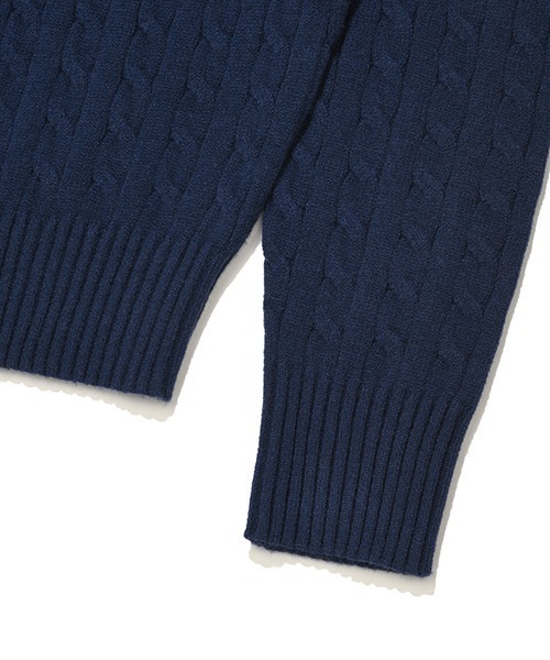 Wacky WiLLy(ワッキーウィリー)の「WOMEN'S CABLE CARDIGAN(カーディガン/ボレロ・レディース・ネイビー/グレー/レッド/スカイブルー系・SMALL/MEDIUM/LARGE)」の16枚目の写真