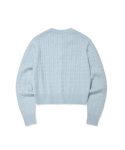 Wacky WiLLy(ワッキーウィリー)の「WOMEN'S CABLE CARDIGAN(カーディガン/ボレロ・レディース・ネイビー/グレー/レッド/スカイブルー系・SMALL/MEDIUM/LARGE)」の18枚目の写真