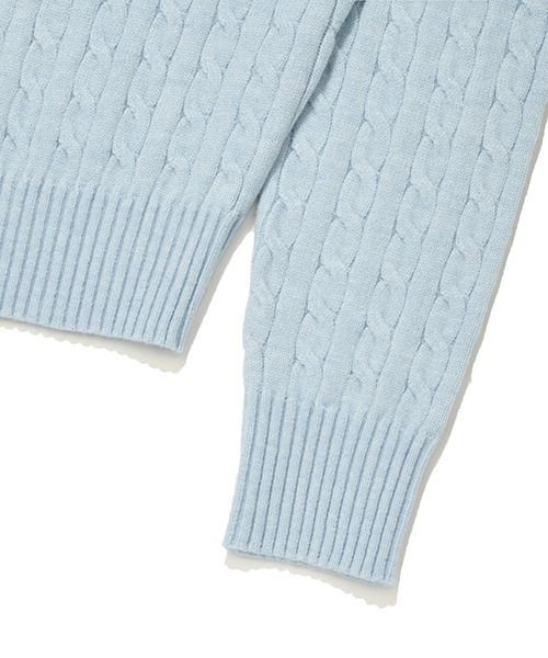 Wacky WiLLy(ワッキーウィリー)の「WOMEN'S CABLE CARDIGAN(カーディガン/ボレロ・レディース・ネイビー/グレー/レッド/スカイブルー系・SMALL/MEDIUM/LARGE)」の22枚目の写真