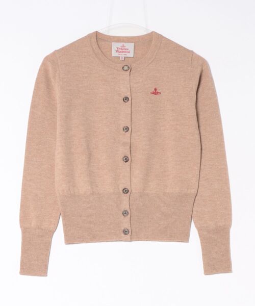 Vivienne Westwood（ヴィヴィアンウエストウッド）の「ｳｰﾚﾝﾍﾞｰｼｯｸｸﾙｰﾈｯｸｶｰﾃﾞｨｶﾞﾝ（カーディガン/ボレロ・レディース・ベージュ/ブラック/グレー/ブルー・40/38）」の3枚目の写真