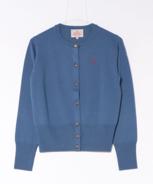 Vivienne Westwood（ヴィヴィアンウエストウッド）の「ｳｰﾚﾝﾍﾞｰｼｯｸｸﾙｰﾈｯｸｶｰﾃﾞｨｶﾞﾝ（カーディガン/ボレロ・レディース・ベージュ/ブラック/グレー/ブルー・40/38）」の4枚目の写真