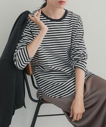 URBAN RESEARCH DOORS | コットンラウンドヘムカットソー(Tシャツ/カットソー)