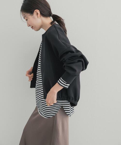 URBAN RESEARCH DOORS(アーバンリサーチドアーズ)の「コットンラウンドヘムカットソー(Tシャツ/カットソー・レディース・ホワイト系その他/オフホワイト・SMALL/MEDIUM)」の17枚目の写真