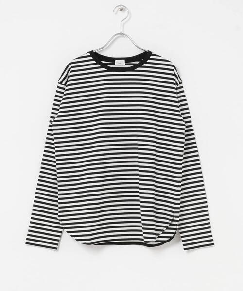 URBAN RESEARCH DOORS(アーバンリサーチドアーズ)の「コットンラウンドヘムカットソー(Tシャツ/カットソー・レディース・ホワイト系その他/オフホワイト・SMALL/MEDIUM)」の11枚目の写真