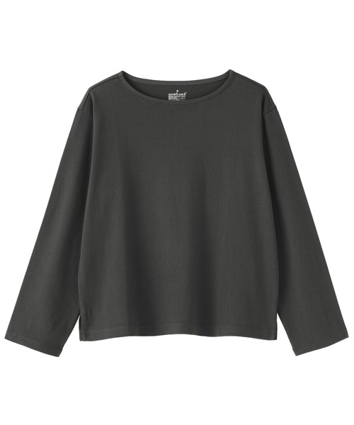 無印良品(ムジルシリョウヒン)の「婦人 太番手ボートネック長袖Tシャツ(Tシャツ/カットソー・レディース・グレー系/グリーン系/チャコールグレー/オフホワイト/ピンク系/ネイビー系・XS/S/M/L/XL/XXL)」の13枚目の写真