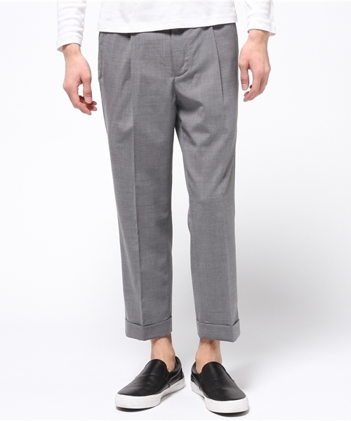 HYSTERIC GLAMOUR（ヒステリックグラマー）の「1タックアンクルPT（スラックス・メンズ・ネイビー/グレー/ブラック・LARGE/MEDIUM/SMALL）」の11枚目の写真