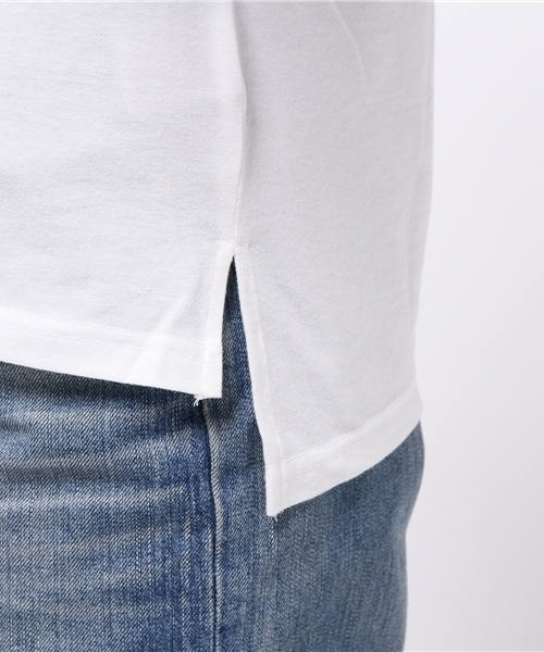 VENCEEXCHANGE（ヴァンスエクスチェンジ）の「ベーシックTシャツ  （Tシャツ/カットソー・レディース・オフホワイト/グレー/コーラル/ブラック/ダークオリーブ・MEDIUM）」の12枚目の写真