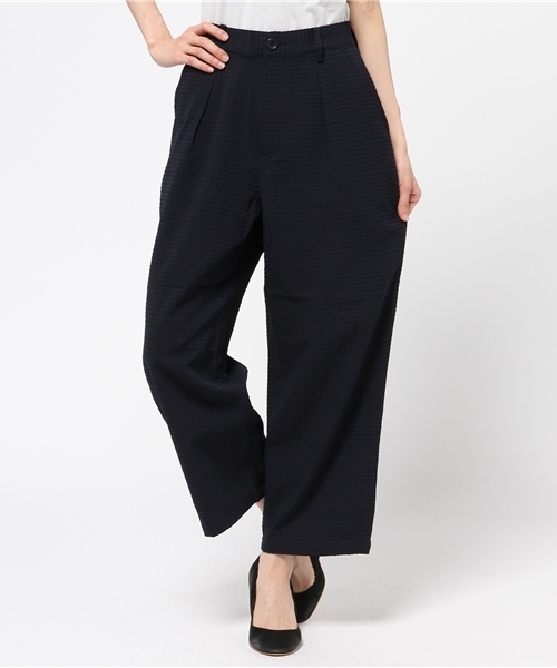 cepo（セポ）の「【vikka掲載】ポリサッカーユルップドパンツ（その他パンツ・レディース・チャコールグレー/ネイビー/ダークブルー/ブラック・SMALL/MEDIUM）」の4枚目の写真