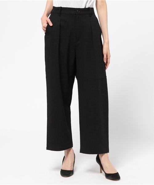 cepo（セポ）の「【vikka掲載】ポリサッカーユルップドパンツ（その他パンツ・レディース・チャコールグレー/ネイビー/ダークブルー/ブラック・SMALL/MEDIUM）」の2枚目の写真