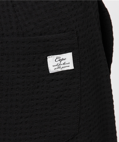 cepo（セポ）の「【vikka掲載】ポリサッカーユルップドパンツ（その他パンツ・レディース・チャコールグレー/ネイビー/ダークブルー/ブラック・SMALL/MEDIUM）」の12枚目の写真