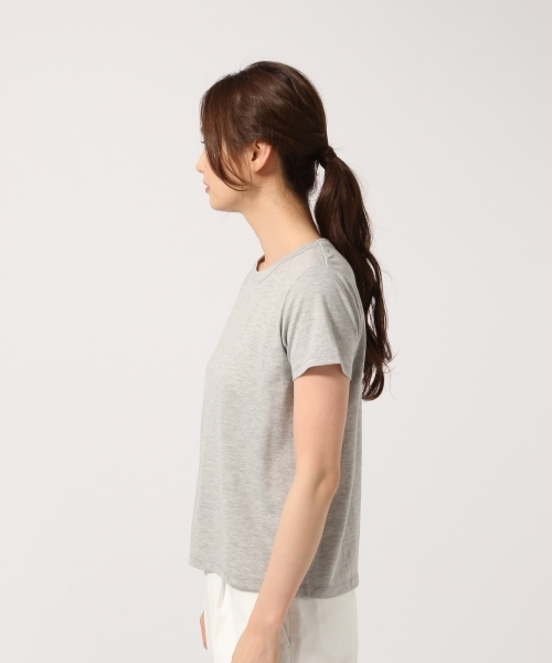 GLOBAL WORK（グローバルワーク）の「ジョーゼットキャミレイヤード半袖/722844（Tシャツ/カットソー・レディース・ブラック/ネイビー/ブラウン・LARGE/MEDIUM）」の10枚目の写真