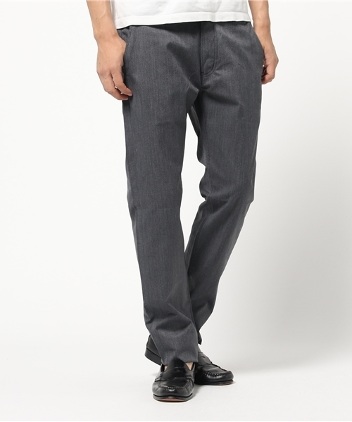 MEN'S BIGI（メンズビギ）の「【渡部篤郎さん着用 メンズクラブ12月号 掲載商品】オンオフ兼用ストレッチスラックス/JAPAN MADE（スラックス・メンズ・ネイビー/チャコールグレー・SS/M/L/S/LL）」の2枚目の写真