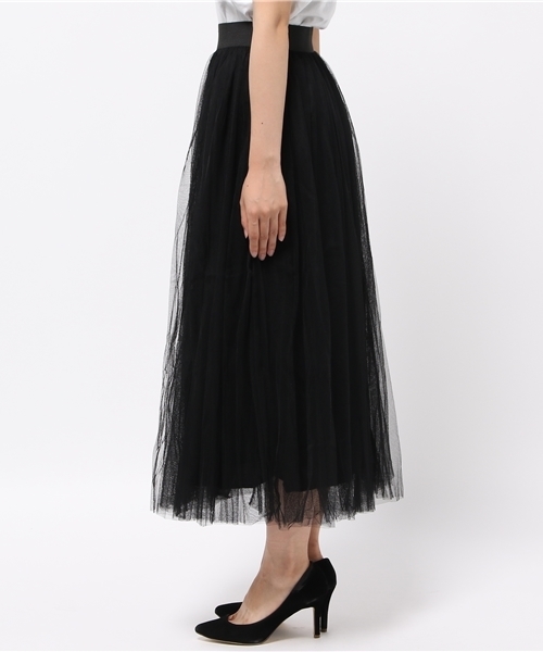 coca(coca)(コカ)の「選べる6カラー◇ふんわりチュールスカート(スカート・レディース・グレー/ネイビー/アイボリー/ブラック/カーキ/ライトグレー・ONESIZE/ONE SIZE)」の8枚目の写真