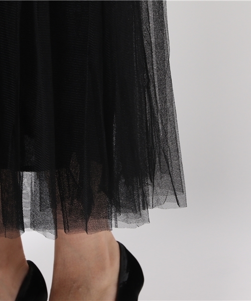 coca(coca)(コカ)の「選べる6カラー◇ふんわりチュールスカート(スカート・レディース・グレー/ネイビー/アイボリー/ブラック/カーキ/ライトグレー・ONESIZE/ONE SIZE)」の12枚目の写真