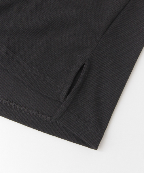 SENSE OF PLACE by URBAN RESEARCH（センスオブプレイスバイアーバンリサーチ）の「リブタートルネックロングTシャツ（Tシャツ/カットソー・メンズ・ホワイト/ブラック・LARGE/MEDIUM）」の5枚目の写真