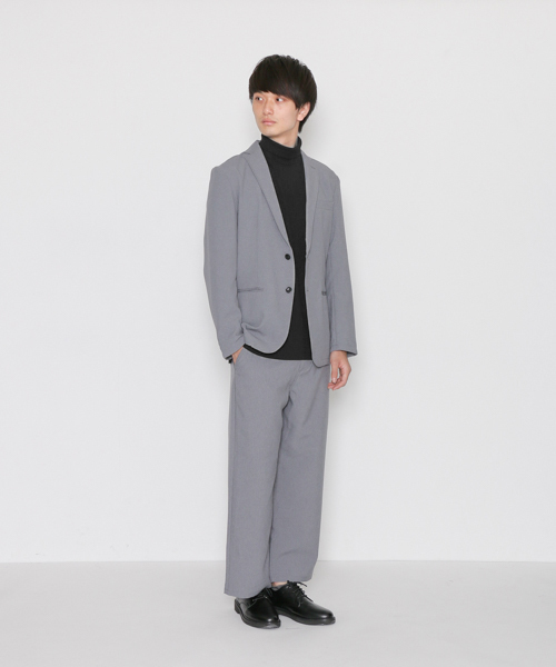 SENSE OF PLACE by URBAN RESEARCH（センスオブプレイスバイアーバンリサーチ）の「リブタートルネックロングTシャツ（Tシャツ/カットソー・メンズ・ホワイト/ブラック・LARGE/MEDIUM）」の9枚目の写真