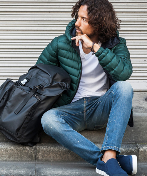 RefrigiWear（リフリッジウェアー）の「リバーシブルダウンジャケット(90%ダウン)（ダウンジャケット/コート・メンズ・ブラック/カーキ/グレー/ネイビー・MEDIUM/SMALL/LARGE）」の12枚目の写真