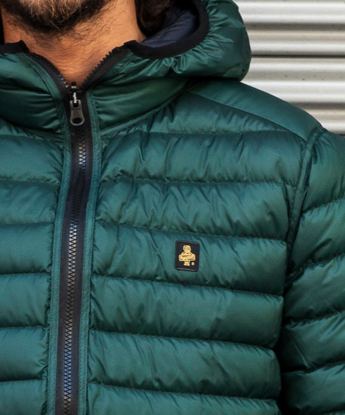 RefrigiWear（リフリッジウェアー）の「リバーシブルダウンジャケット(90%ダウン)（ダウンジャケット/コート・メンズ・ブラック/カーキ/グレー/ネイビー・MEDIUM/SMALL/LARGE）」の20枚目の写真