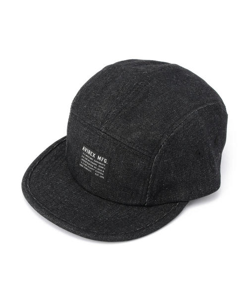 AVIREX（アヴィレックス）の「avirex/ アヴィレックス/ DENIM JET CAP/ デニム ジェットキャップ/ Belle（キャップ・レディース・ブラック/インディゴブルー・FREE）」の2枚目の写真