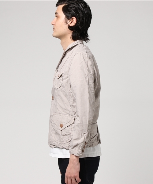 dip（ディップ）の「【dip】ディップ/ ジャケット（テーラードジャケット・メンズ・ベージュ/グレー・MEDIUM/SMALL/LARGE）」の3枚目の写真