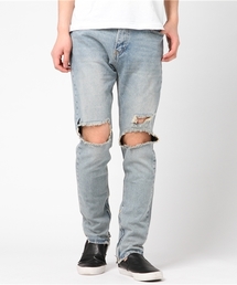 WEGO | WEGO/クラッシュZIPスキニーデニム(デニムパンツ)