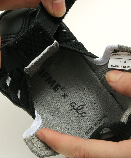 apres les cours（アプレレクール）の「IFME水抜きウォーターサンダル（ベビー）（サンダル・キッズ・ピンク/ブラック/グレー・13.5/14/15 /14.5/13）」の9枚目の写真