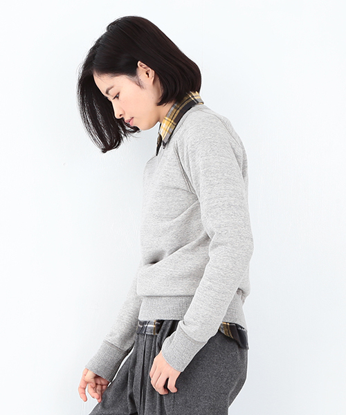 BEAMS BOY（ビームスボーイ）の「BEAMS BOY / 杢裏毛フリーダム スウェット②（スウェット・レディース・ライトグレー/ベージュ・ONE SIZE）」の3枚目の写真