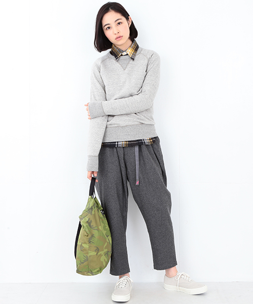 BEAMS BOY（ビームスボーイ）の「BEAMS BOY / 杢裏毛フリーダム スウェット②（スウェット・レディース・ライトグレー/ベージュ・ONE SIZE）」の5枚目の写真