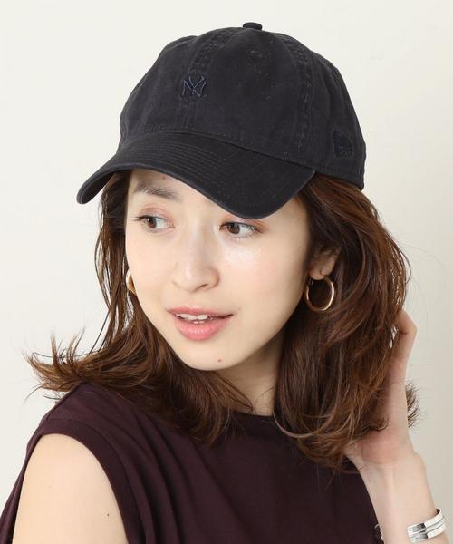 NEW ERA(ニューエラ)の「【別注】<NEW ERA(ニューエラ)>∴NY 920 CAP ◆(キャップ・レディース・ベージュ/オレンジ系その他/ダークグリーン/ネイビー・FREE)」の3枚目の写真