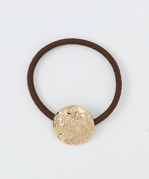 BACKLASH / バックラッシュ ヘアゴム コンチョ シルバー925 ダイヤ