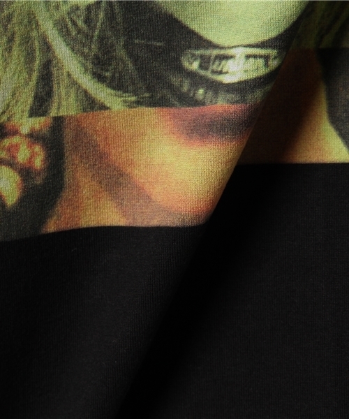 HYSTERIC GLAMOUR(ヒステリックグラマー)の「ROYAL TRUX//RTX JEN QUEEN プリント リブ付Tシャツ(Tシャツ/カットソー・メンズ・ホワイト/トップグレー/ブラック・X-SMALL/SMALL/MEDIUM/LARGE)」の12枚目の写真