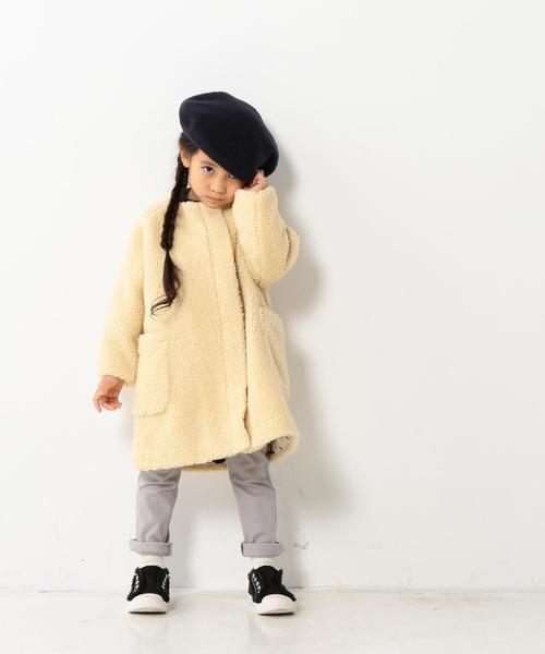 coen（コーエン）の「【coen キッズ / ジュニア】ベレー帽（ハンチング/ベレー帽・キッズ・ワインレッド/ネイビー・FREE）」の5枚目の写真