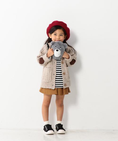 coen（コーエン）の「【coen キッズ / ジュニア】ベレー帽（ハンチング/ベレー帽・キッズ・ワインレッド/ネイビー・FREE）」の7枚目の写真