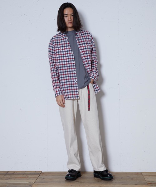 FACTOTUM(ファクトタム)の「【FACTOTUM】ドビーチェック長袖シャツ(シャツ/ブラウス・メンズ・レッド/グリーン・44/46/48)」の4枚目の写真