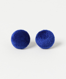【glou】ベルベットカボションピアス