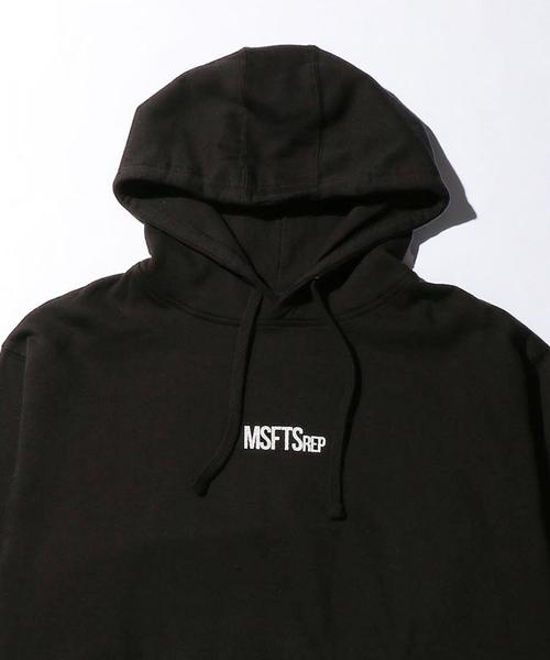 MONKEY TIME(モンキータイム)の「<MSFTSrep> CIRCLE LOGO HOODIE/パーカ ◆(パーカー・メンズ・ブラック/レッド・LARGE/MEDIUM/X-LARGE)」の4枚目の写真