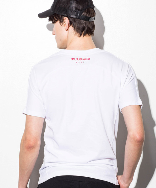 1PIU1UGUALE3 RELAX (ウノピゥウノウグァーレトレ リラックス)の「1PIU1UGUALE3 RELAX(ウノピゥウノウグァーレトレ)ボックスロゴプリント 半袖Tシャツ(Tシャツ/カットソー・メンズ・ネイビー/ブラック/ホワイト・X-LARGE/LARGE/MEDIUM/SMALL/XX-LARGE)」の7枚目の写真