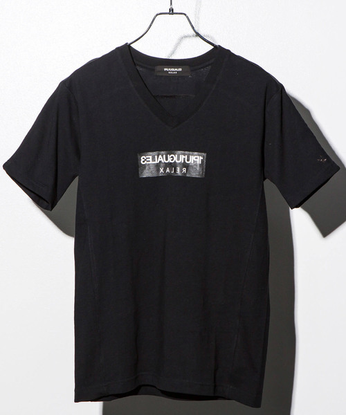 1PIU1UGUALE3 RELAX (ウノピゥウノウグァーレトレ リラックス)の「1PIU1UGUALE3 RELAX(ウノピゥウノウグァーレトレ)ボックスロゴプリント 半袖Tシャツ(Tシャツ/カットソー・メンズ・ネイビー/ブラック/ホワイト・X-LARGE/LARGE/MEDIUM/SMALL/XX-LARGE)」の4枚目の写真