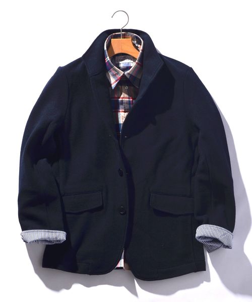 SHIPS（シップス）の「SU: スタンドカラー ジャケット■（テーラードジャケット・メンズ・ネイビー/チャコールグレー/ベージュ・MEDIUM/SMALL/LARGE/X-LARGE）」の6枚目の写真