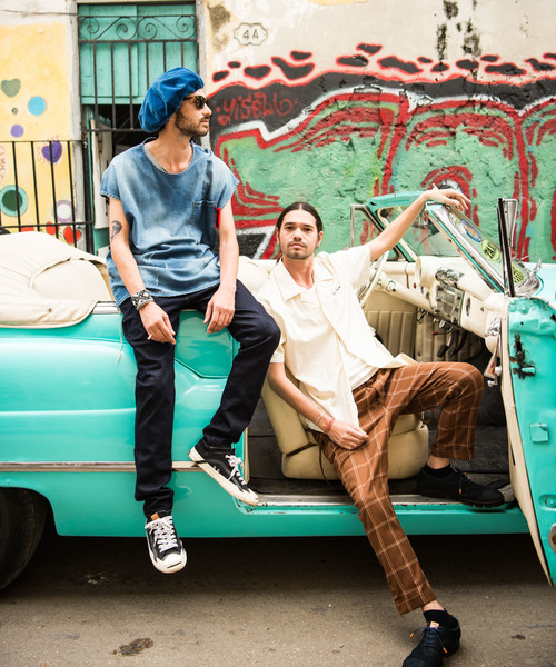 glamb（グラム）の「Sinmel suspenders pants / シンメルサスペンダーパンツ（その他パンツ・メンズ・ブラウン/ネイビー・0/3/2/1/4）」の10枚目の写真