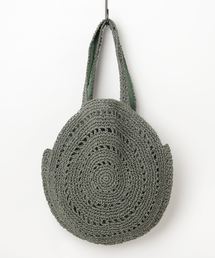 notch. | 【ｍｉｎａ６月号掲載アイテム】アンダリ ヒラソル サークルバック(かごバッグ)