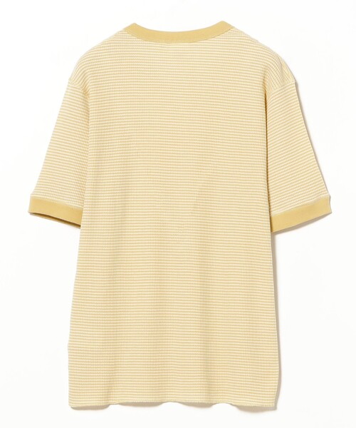 BEAMS BOY(ビームスボーイ)の「【別注】Healthknit / ワッフル ボーダー Tシャツ(Tシャツ/カットソー・レディース・ネイビー/イエロー/レッド/ブルー/ブラック/グリーン/ピンク/パープル/オレンジ/イエロー系その他3/サックスブルー・ONE SIZE)」の18枚目の写真