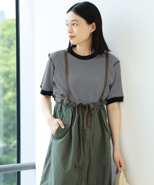 別注】Healthknit / ワッフル ボーダー Tシャツ（Tシャツ