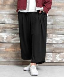 MinoriTY | ベルト付きTRワイドアンクルパンツ ビッグ ルーズ(その他パンツ)